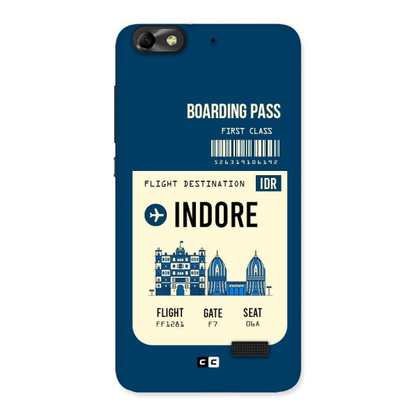 Indore Boarding Pass Back Case for Honor 4C