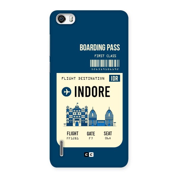 Indore Boarding Pass Back Case for Honor 6