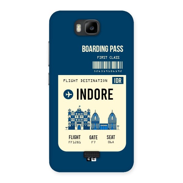 Indore Boarding Pass Back Case for Honor Bee