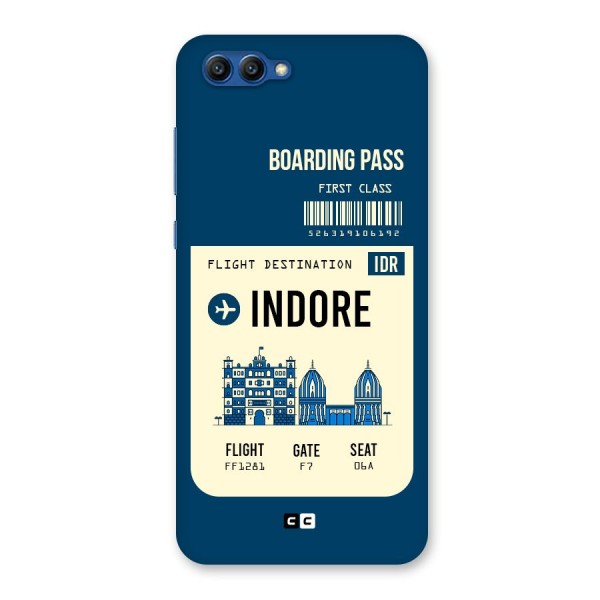 Indore Boarding Pass Back Case for Honor View 10