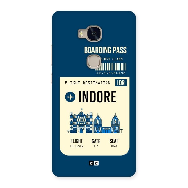 Indore Boarding Pass Back Case for Huawei Honor 5X