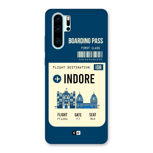 Indore Boarding Pass Back Case for Huawei P30 Pro