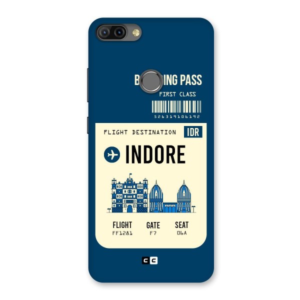 Indore Boarding Pass Back Case for Infinix Hot 6 Pro