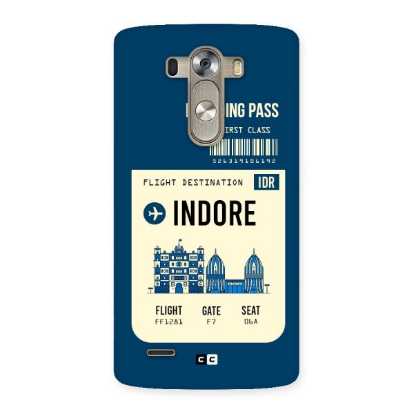 Indore Boarding Pass Back Case for LG G3