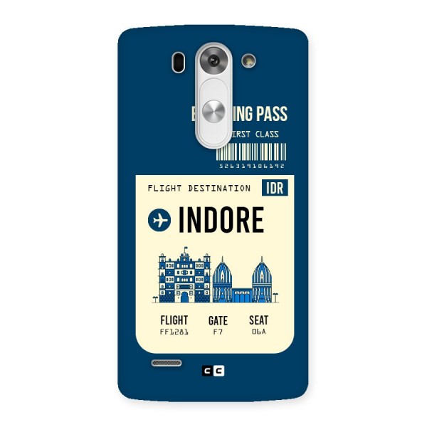 Indore Boarding Pass Back Case for LG G3 Beat