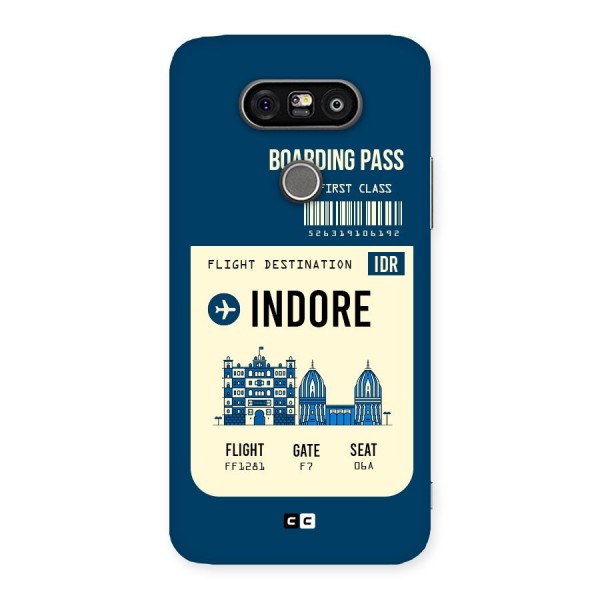 Indore Boarding Pass Back Case for LG G5