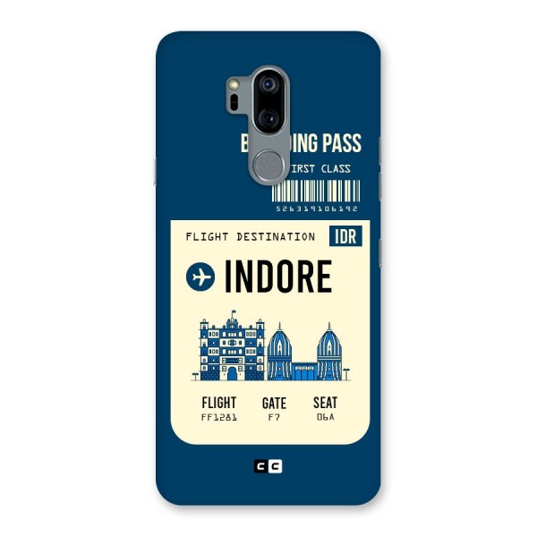 Indore Boarding Pass Back Case for LG G7