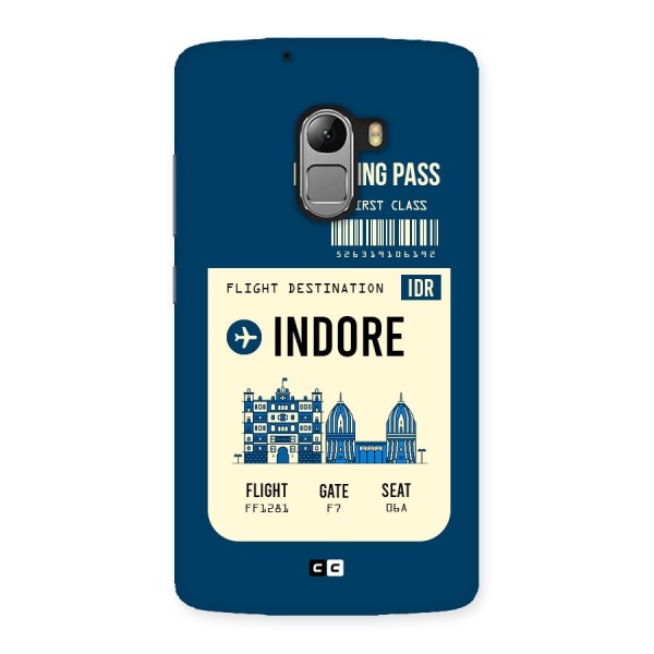 Indore Boarding Pass Back Case for Lenovo K4 Note