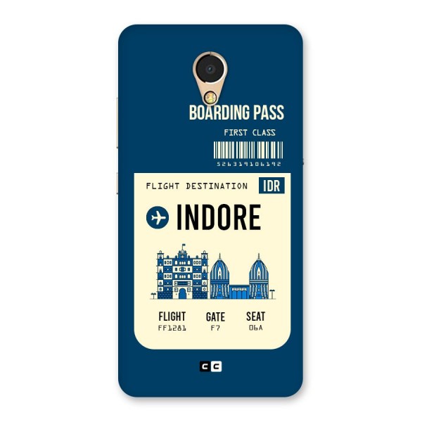 Indore Boarding Pass Back Case for Lenovo P2