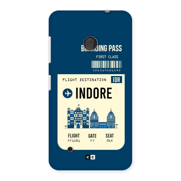 Indore Boarding Pass Back Case for Lumia 530