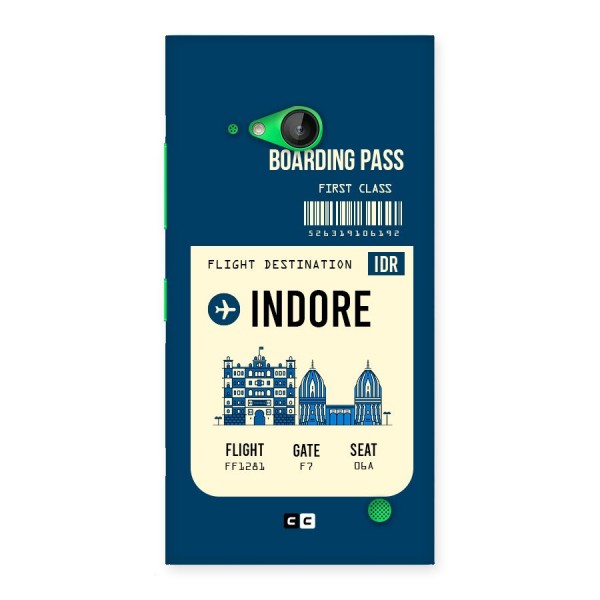 Indore Boarding Pass Back Case for Lumia 730