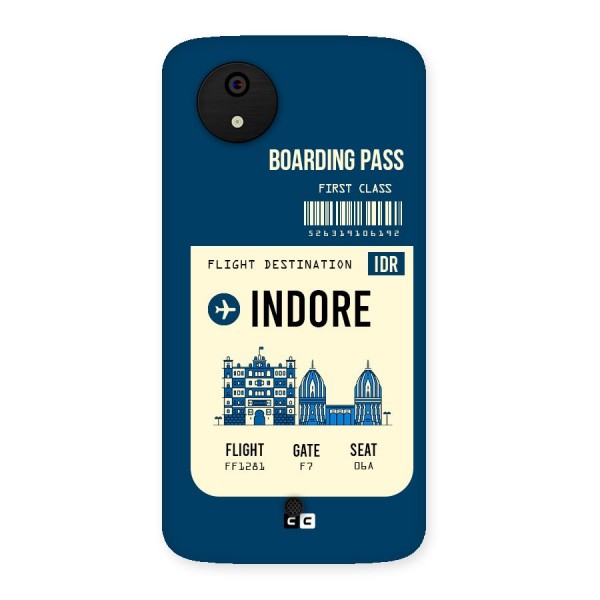 Indore Boarding Pass Back Case for Micromax Canvas A1