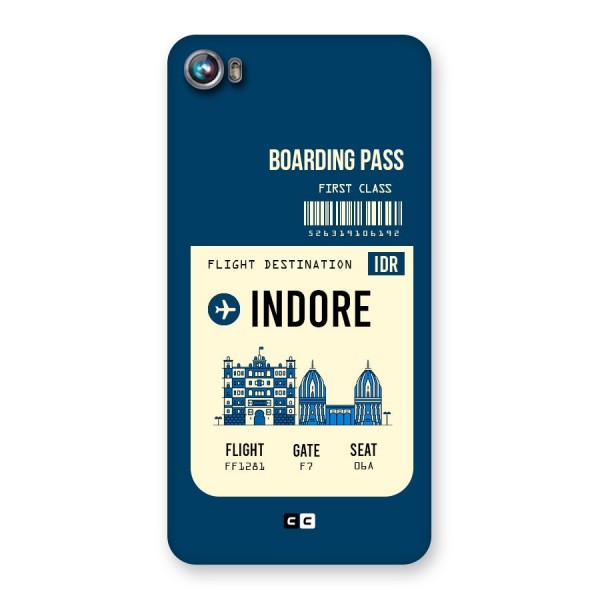 Indore Boarding Pass Back Case for Micromax Canvas Fire 4 A107