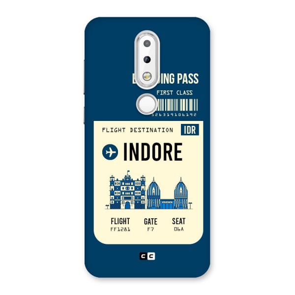 Indore Boarding Pass Back Case for Nokia 6.1 Plus