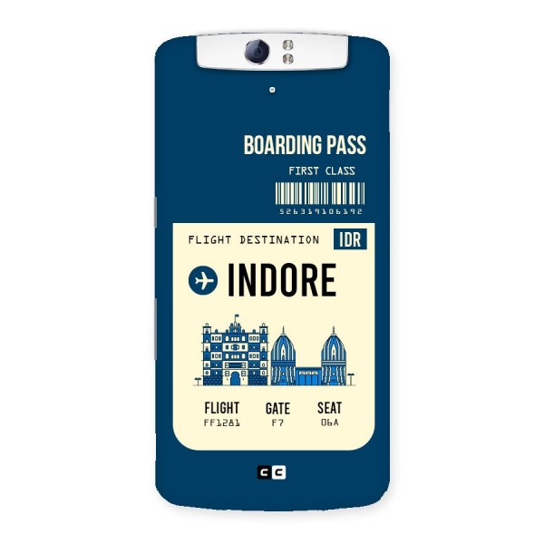 Indore Boarding Pass Back Case for Oppo N1