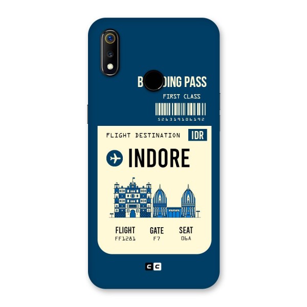 Indore Boarding Pass Back Case for Realme 3