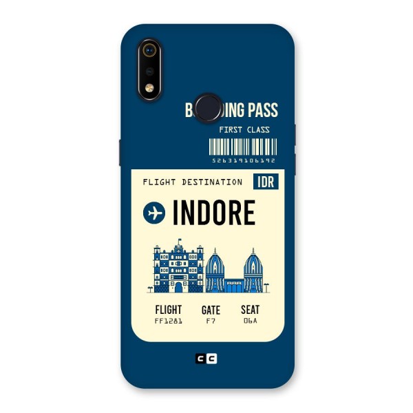 Indore Boarding Pass Back Case for Realme 3i