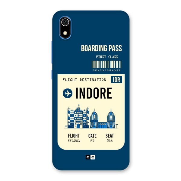 Indore Boarding Pass Back Case for Redmi 7A