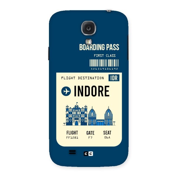 Indore Boarding Pass Back Case for Samsung Galaxy S4