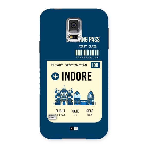 Indore Boarding Pass Back Case for Samsung Galaxy S5