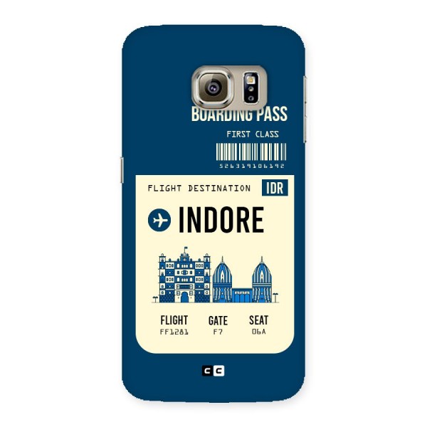 Indore Boarding Pass Back Case for Samsung Galaxy S6 Edge