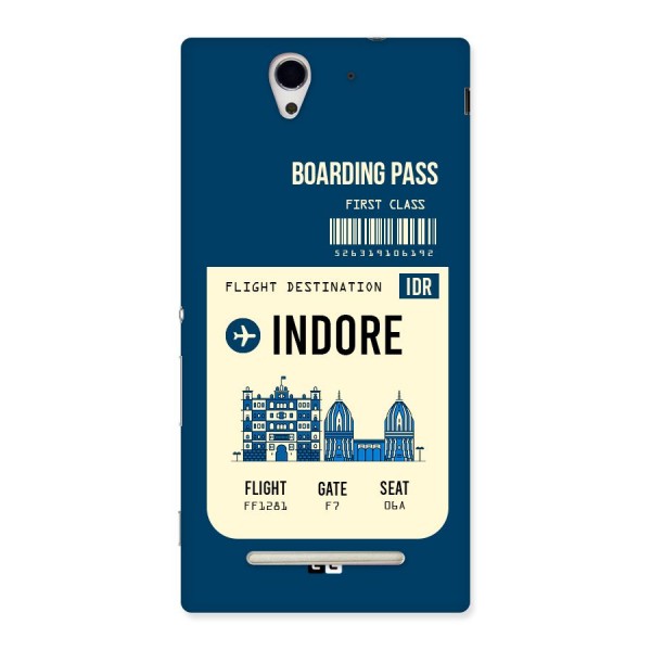 Indore Boarding Pass Back Case for Sony Xperia C3