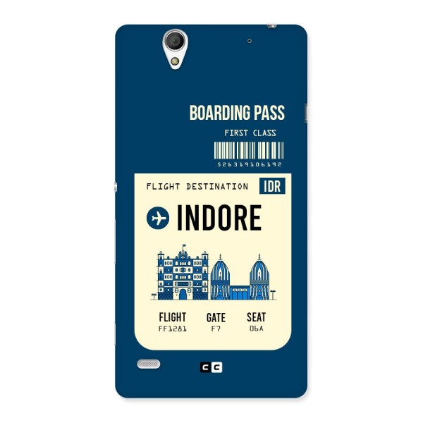 Indore Boarding Pass Back Case for Sony Xperia C4