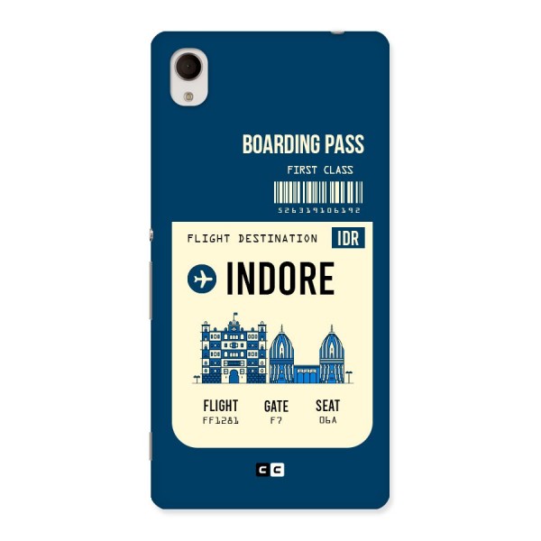 Indore Boarding Pass Back Case for Sony Xperia M4