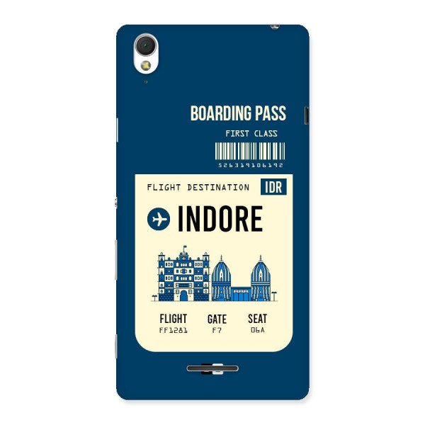 Indore Boarding Pass Back Case for Sony Xperia T3