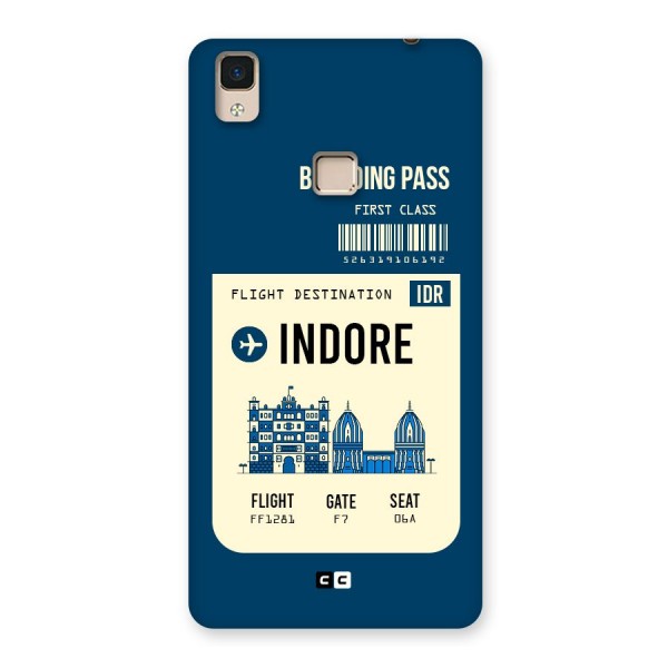 Indore Boarding Pass Back Case for V3 Max
