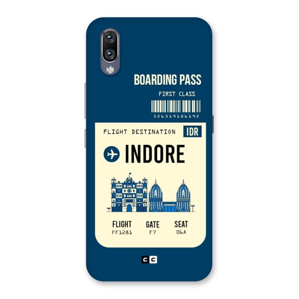 Indore Boarding Pass Back Case for Vivo NEX