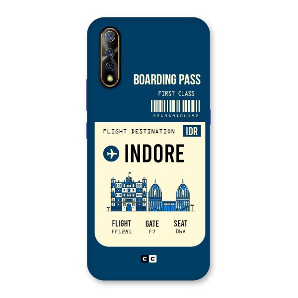 Indore Boarding Pass Back Case for Vivo S1