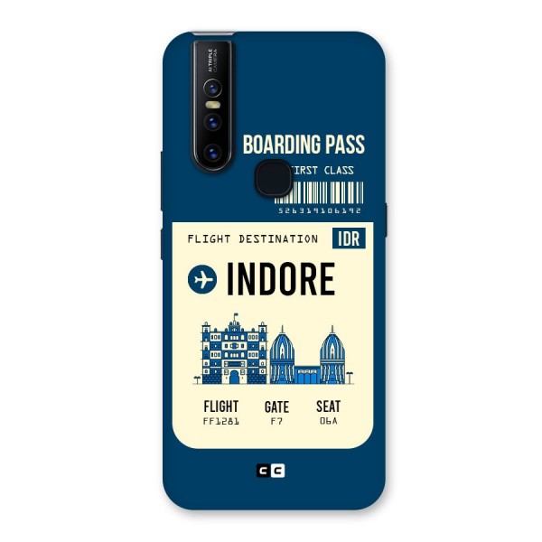 Indore Boarding Pass Back Case for Vivo V15