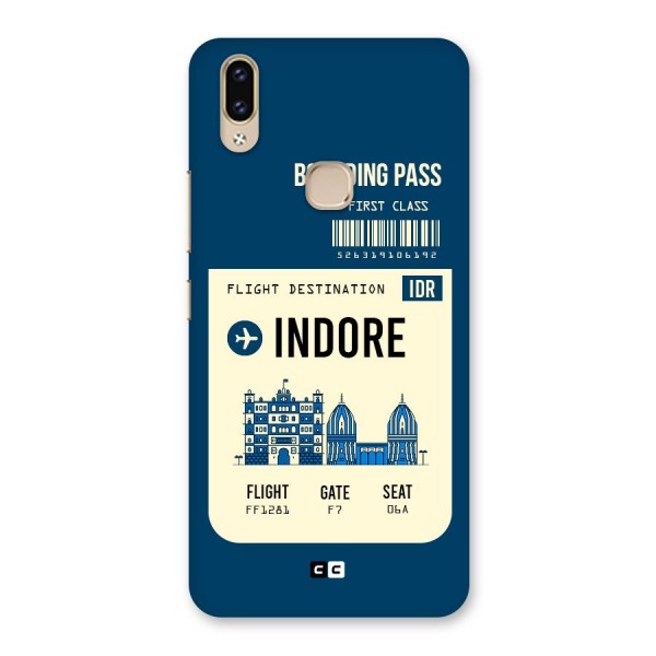 Indore Boarding Pass Back Case for Vivo V9 Youth