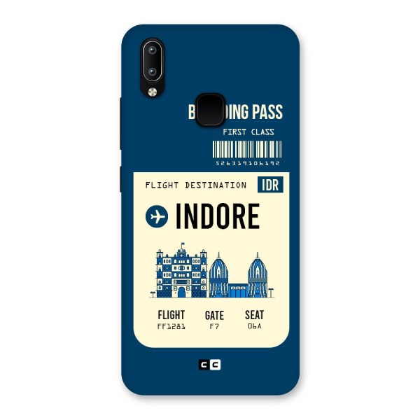 Indore Boarding Pass Back Case for Vivo Y95