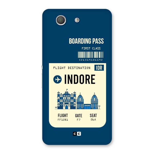 Indore Boarding Pass Back Case for Xperia Z3 Compact