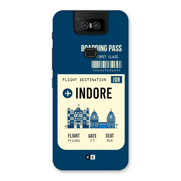 Indore Boarding Pass Back Case for Zenfone 6z