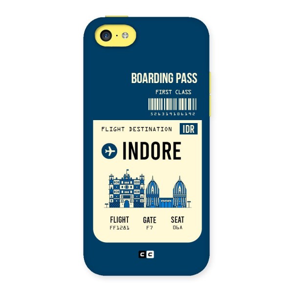 Indore Boarding Pass Back Case for iPhone 5C