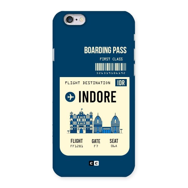 Indore Boarding Pass Back Case for iPhone 6 6S