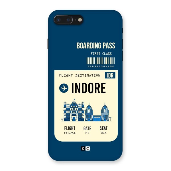 Indore Boarding Pass Back Case for iPhone 7 Plus