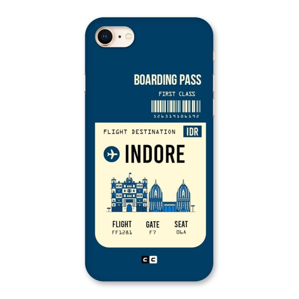 Indore Boarding Pass Back Case for iPhone 8