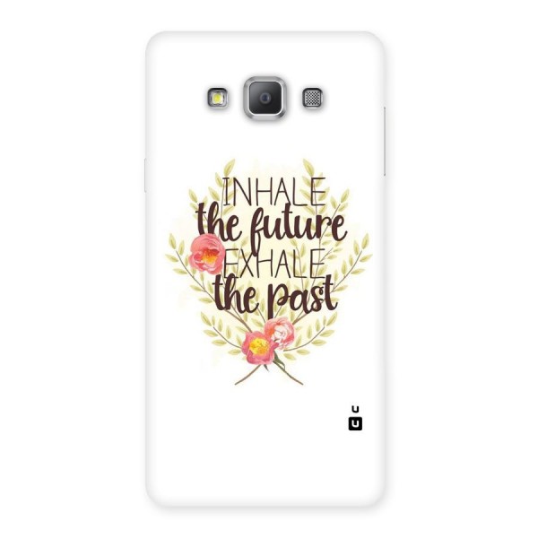 Inhale Future Back Case for Galaxy A7
