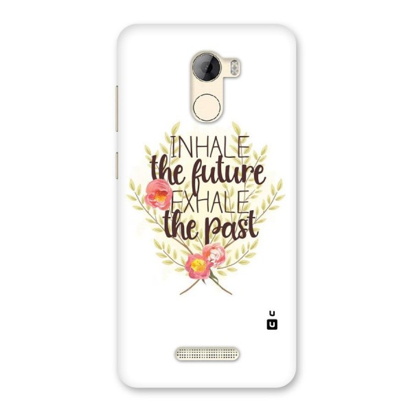 Inhale Future Back Case for Gionee A1 LIte