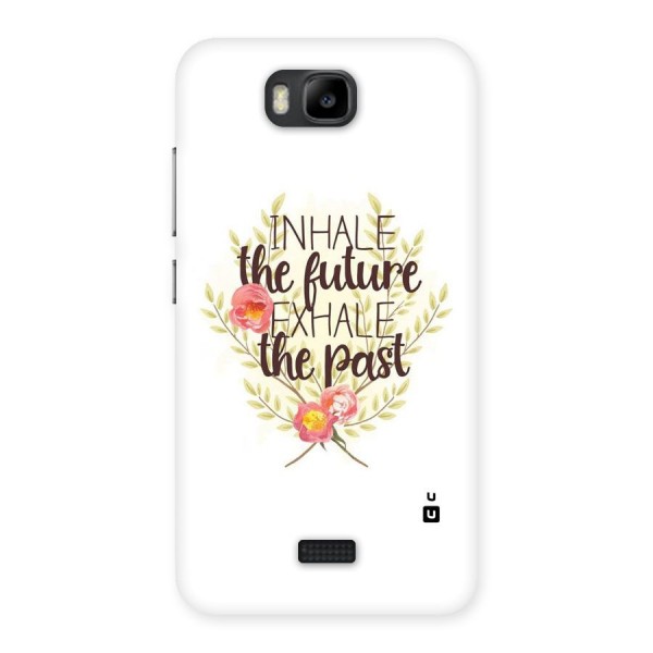 Inhale Future Back Case for Honor Bee