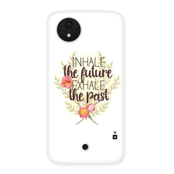 Inhale Future Back Case for Micromax Canvas A1