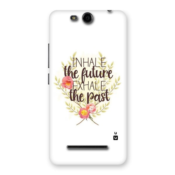 Inhale Future Back Case for Micromax Canvas Juice 3 Q392