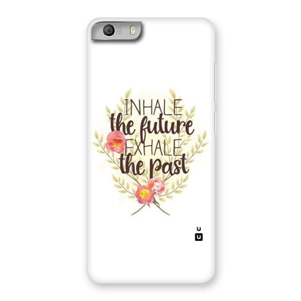 Inhale Future Back Case for Micromax Canvas Knight 2
