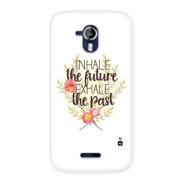 Inhale Future Back Case for Micromax Canvas Magnus A117