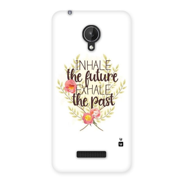 Inhale Future Back Case for Micromax Canvas Spark Q380