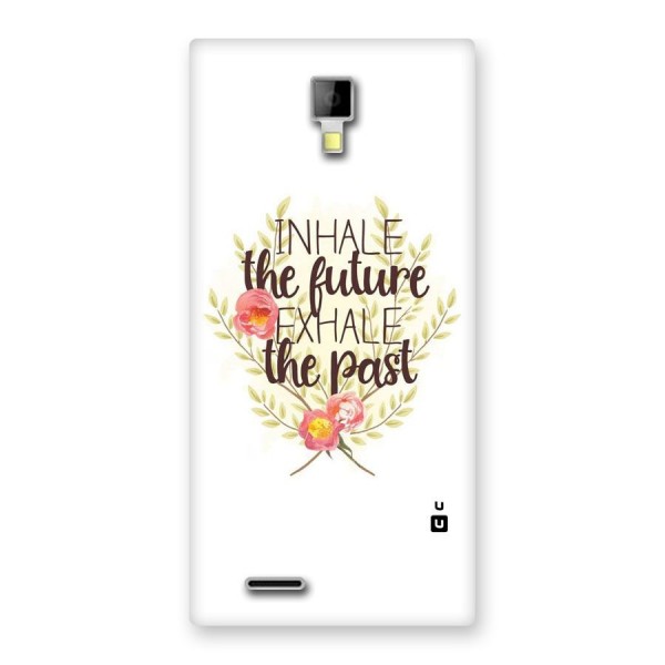 Inhale Future Back Case for Micromax Canvas Xpress A99